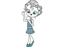 Stickdatei - Beauty Girls - Make up